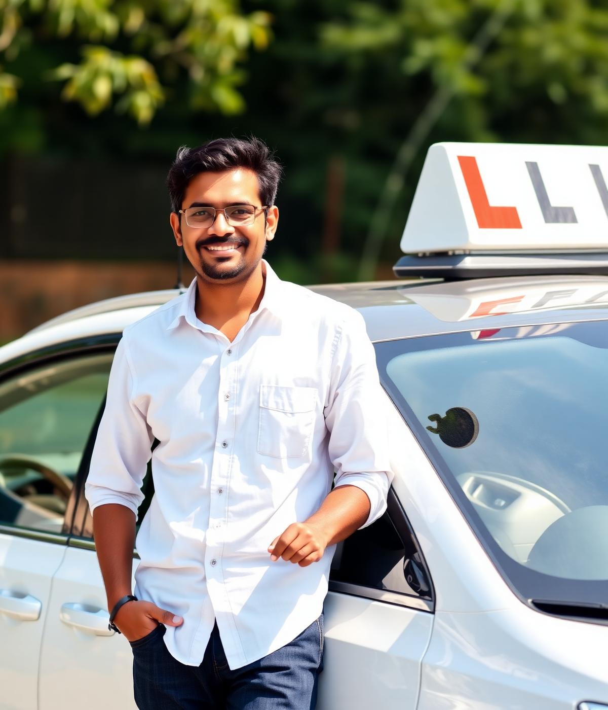 Certified driving instructor portrait